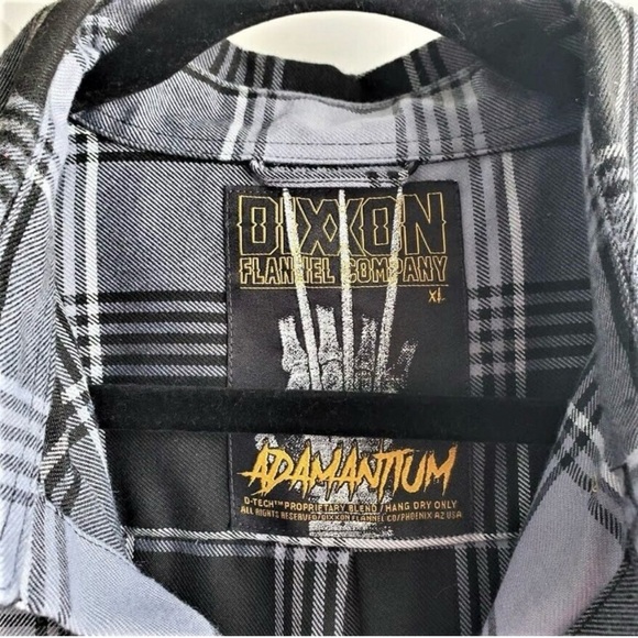DIXXON Flannel CO Men's THE ADAMANTIUM Flannel Shirt XL - Picture 1 of 4
